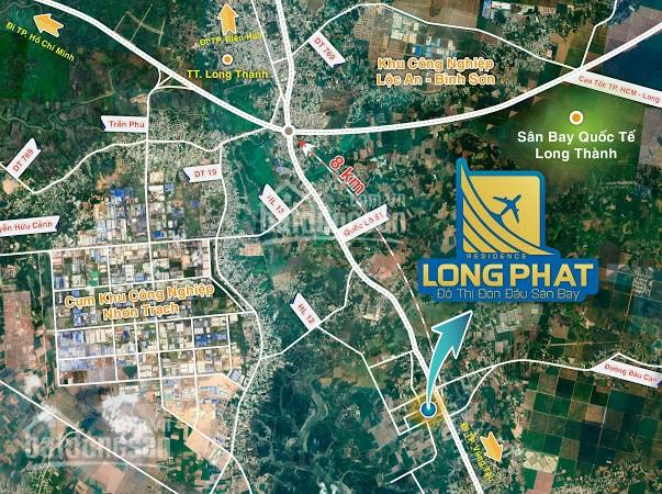 Bán 120m2 đất thổ cư, SHR, 6x20m, tại trạm thu phí Long Phước, Long Thành, có ngân hàng hỗ trợ