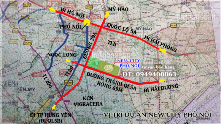 Bán đất New City Phố Nối, giá từ 13 tr/m2