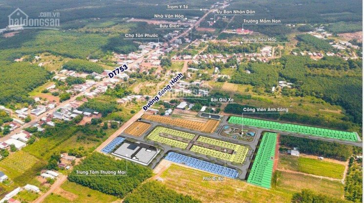 Đất nền gần khu Becamex Đồng Phú - Bình Phước, 6.8tr/m2, đã có sổ