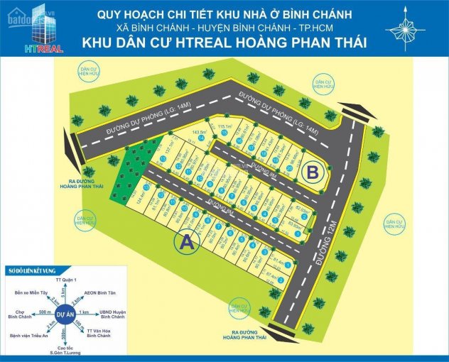 Hot, cần bán lô góc đất KDC Htreal Hoàng Phan Thái, Bình Chánh được phép xây dựng tự do và SHR