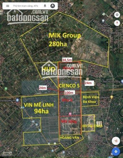 Đất biệt thự và liền kề Cienco 5, Mê Linh, Hà Nội, chủ nhà cần vốn bán cắt lỗ giá rẻ đẩy nhanh 