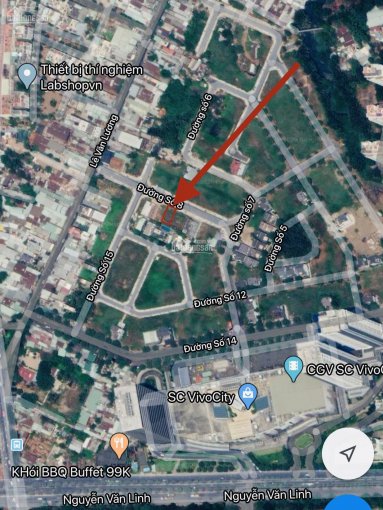 Cần bán lô đất biệt thự Sadeco cạnh Vivo City gần Quận 7, TP. Hồ Chí Minh. LH: 0907894503