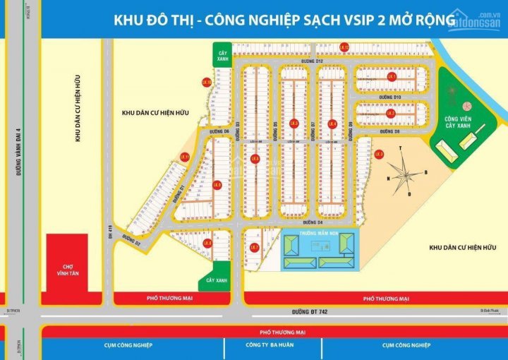 KNO Vĩnh Tân - sổ hồng riêng ngay khu E - Vsip 2 cần bán gấp