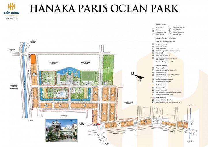 Bán đất nền phân lô dự án Hanaka Paris Ocean Park trung tâm Từ Sơn - Bắc Ninh, LH: 0982 416 892