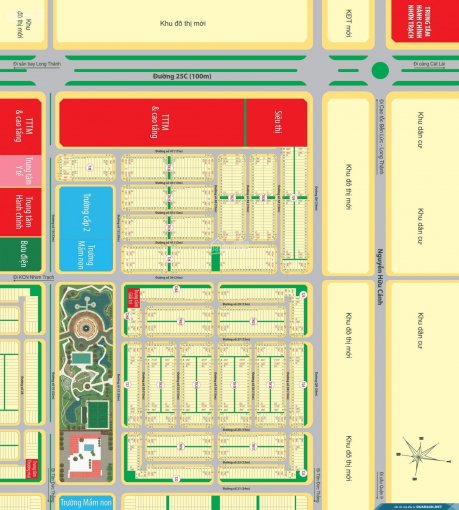 Đất Nhơn Trạch, MT đường 25C, 25B