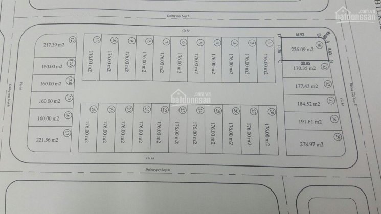 Bán lô đất nền dự án diện tích 176m2 bán KĐT Đông Hùng Thắng, Bãi Cháy, Hạ Long