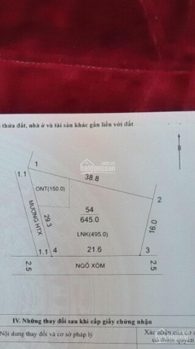 Bán gấp 645m2 Đông Sơn, Chương Mỹ, Hà Nội - giá đầu tư - sổ đỏ chuẩn