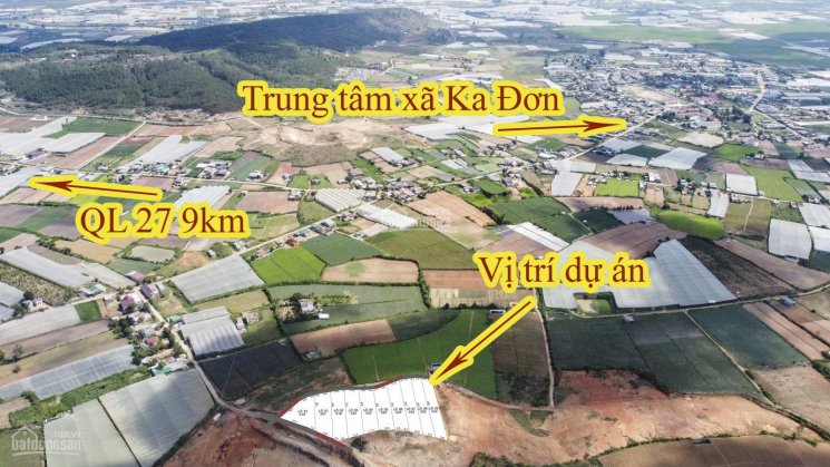 Cần bán 517m2 đất nghỉ dưỡng view đồi Ka Đơn, ven Đà Lạt, giá chỉ 468 triệu