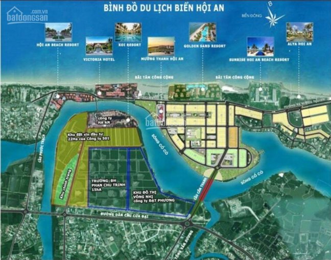 Cơ hội sở hữu đất biển Hội An, đường 25m ngay bãi tắm chính, giá chỉ 29 triệu/m2. LH: 0938178383