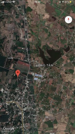 Bán đất Long Tân - Đất Đỏ - BRVT, gần cty Dong In, gần hồ Suối Môn. 10 x 31m thổ cư 100m2