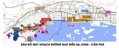 Bán 3 lô đất shophouse LK72.2.3.4 tọa lạc trung tâm dự án, view biển dự án TTP Cẩm Phả chỉ 38tr/m2