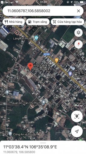 Bán đất Phú An gần ngã tư Phú Thứ đường DX 609 - 036, đường khu bàn cờ đẹp, giá đầu tư tốt nhất