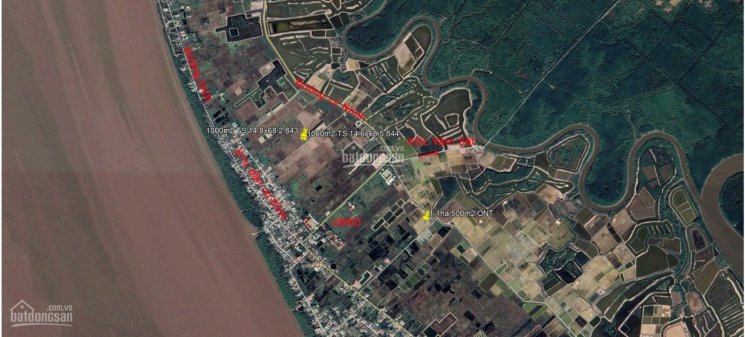 Bán đất 2000m2 cách trung tâm xã Lý Nhơn 500m - quy hoạch khu dân cư lên thổ - giá 1.9tr/m2