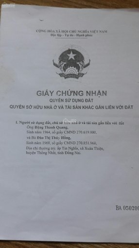 Cần bán 1 mẫu 3 đất nông nghiệp, đất đẹp, trồng cây ăn trái lâu năm. LH: 0343785878