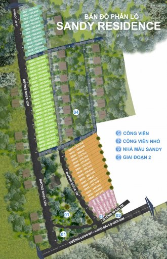 Sandy Residence dự án đất nền liền kề Hồ Tràm, Bà Rịa Vũng Tàu