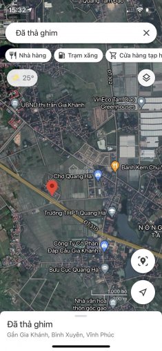 Đất mặt đường kinh doanh 36m thuộc thị trấn Gia Khánh - Bình Xuyên - LH: 0979945249