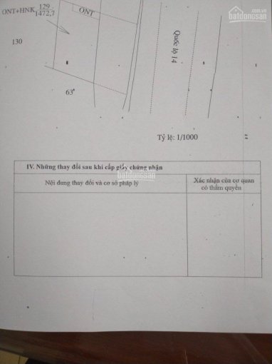 Cần bán 50m MT Quốc Lộ 14, gần trạm thu phí huyện Dak Song tỉnh Dak Nông, view khu du lịch