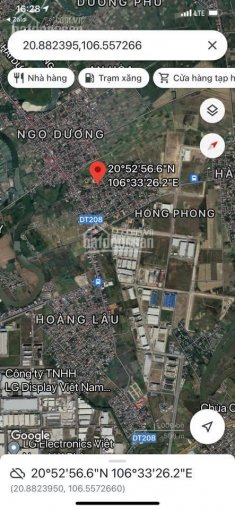 Bán đất Hồng Phong cách KCN 500m ngõ ô tô giá 600tr. LH: 0823.540.888