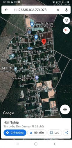 Bán đất 55mx80m mặt tiền đường đất khu dân cư Định Hiệp, Dầu Tiếng, Bình Dương giá: 2 tỷ 400 tr