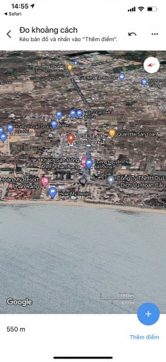 Đất nhánh Nguyễn Thị Minh Khai cạnh giao Yên Ninh biển Bình Sơn 550m di chuyển TP Phan Rang