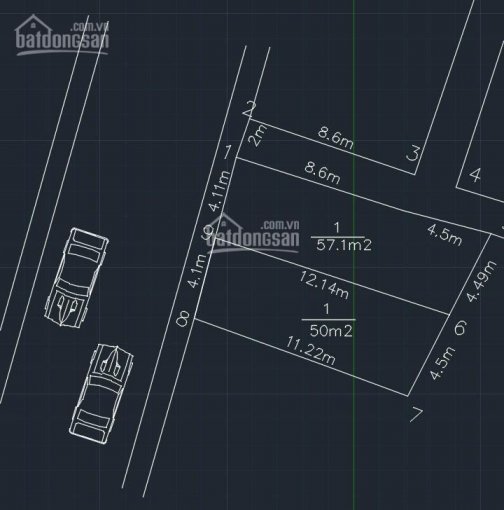 Cần bán lô 107m2 đất TC đi chung đường đất dịch vụ, có thể chia tách được 2 lô, 60tr/m2, đầu tốt