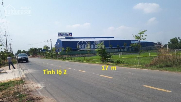 Bán 2.8ha đất Mặt tiền đường Tỉnh lộ 2, Củ Chi, Giá chỉ có 2.2t/m LH 0939036679