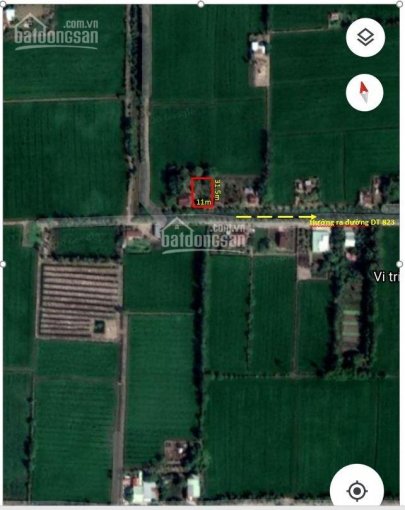 Ngân hàng thanh lý - Đất ở tại xã Hòa Khánh Tây, huyện Đức Hòa, Long An, DT 346m2, giá 630 triệu