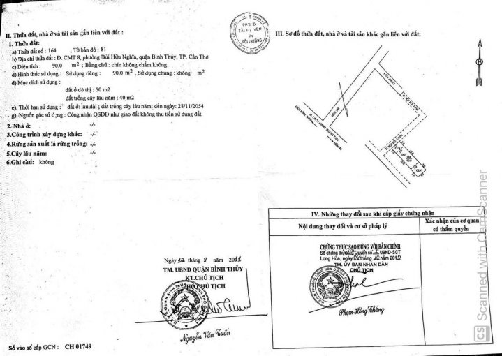 Bán nền hẻm 286 đường CMT8, Phường An Thới, Quận Bình Thủy