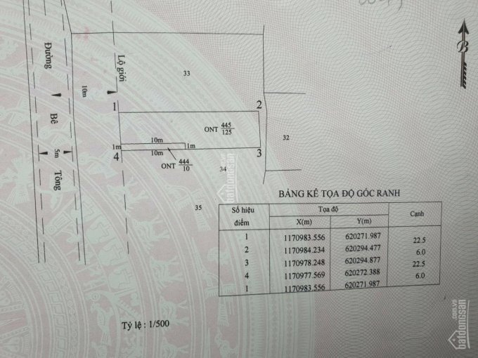 Bán đất thổ cư mặt tiền xe hơi trung tâm Tam Thôn Hiệp, Cần Giờ, giá: 2.2 tỷ TL