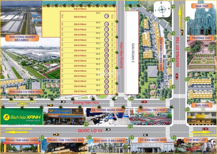 Chính chủ bán đất nền tại Chơn Thành, Bình Phước. DT 250m2, cách TP. HCM 90km, giá dự kiến 525tr