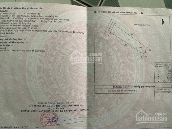 Đất thị trấn Hiệp Phước, gần chợ Long Thọ, quy hoạch đất ODT, LH 0971085588