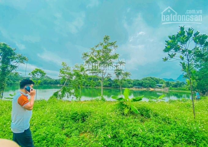 Bán đất hồ Thanh Hà DT 3000m2 view siêu đẹp, bám mặt hồ 150m, Kim Bôi, Hòa Bình, giáp đường HCM