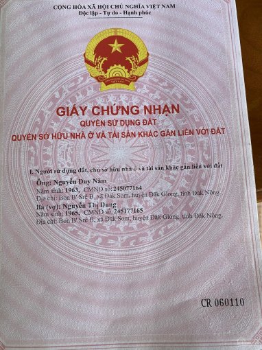 Chính chủ cần bán đất xã Đắk Som, huyện Đắk GLong, tỉnh Đắk Nông, 12.620m2