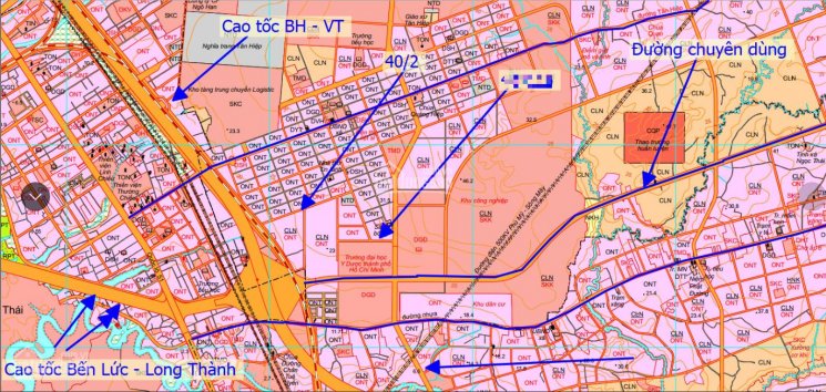 Đất sào KDC xã Tân Hiệp 2tỷ6/sào, đường xe hơi, dân cư hiện hữu xã Tân Hiệp 10p sân bay Long Thành