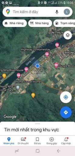 Bán đất khu du lịch Động Phong Nha view Sông Con, con đường duy nhất vào động, LH 0905702473