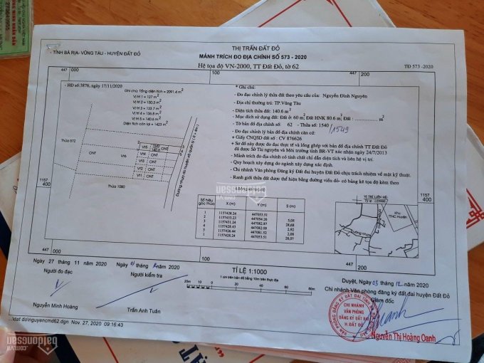 Bán lô đất mặt tiền đường nhựa Nguyễn Công Hoan