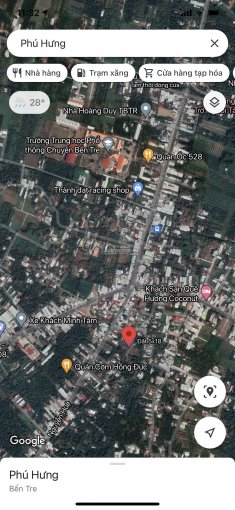 Chính chủ bán lô đất góc 5x18 hẻm ô tô đường Nguyễn Huệ Phường Phú Khương TP Bến Tre Tỉnh Bến Tre