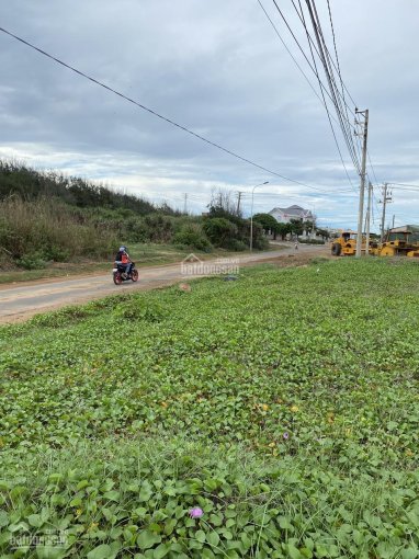 Mặt đường Trần Hưng Đạo ngay vòng xoay ngã tư khu dân cư Đảo Phú Quý