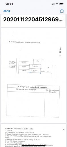 CC bán 228m2 đất SĐCC Giang Biên, MT 12.4m, ngõ 4m, 10m ra mặt phố, giá 46 tr/m2, LH: 0902132489