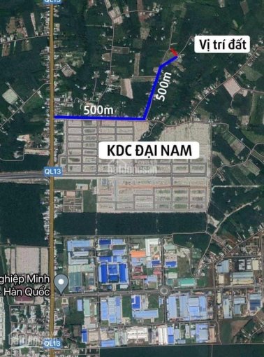 Chính chủ cần bán lô đất sát bên khu dân cư Đại Nam, Chơn Thành. DT 5x71m giá chỉ 7xxtr, 0824228227