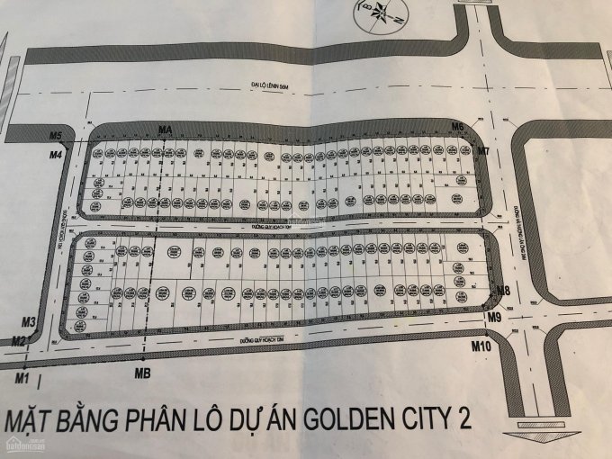 Bán đất dự án Golden City 2 mặt đường Đại lộ Lê Nin Kinh doanh tốt