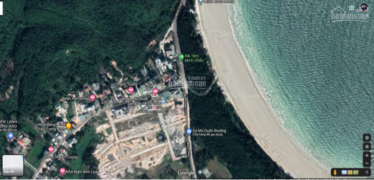 Cấn bán đất trung tâm bãi biển Minh Châu - Quan Lạn, DT 600m2, Đông Nam, cách biển 1km giá 9 tr/m2