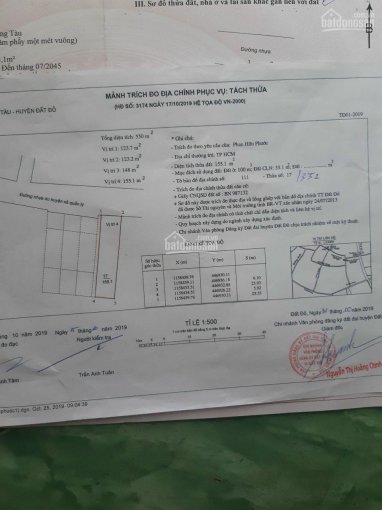 Bán đất MT nhựa Trần Văn Trương, TT Đất Đỏ, BRVT