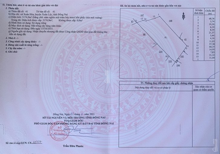 Sang tay nhanh lô đất chính chủ với diện tích hơn 6 sào, giá rẻ Xuân Hòa, sổ hồng riêng