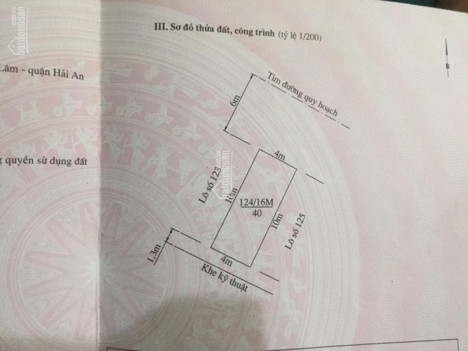 Bán lô đất đẹp sau tòa nhà Việt Úc, lô 16D mở rộng, Hải An, HP