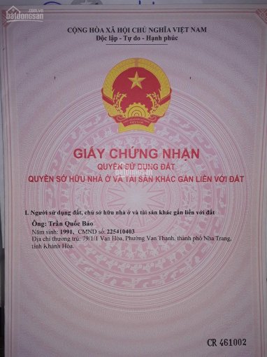 Bán đất Diên Hòa - Diên Khánh - Khánh Hòa