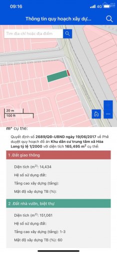 Mặt tiền Hương lộ 2 Hòa Long 7 x 24 giá 2.8 tỷ