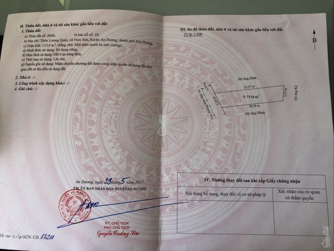 Đất chung cư Lương Quán, Nam Sơn, An Dương, Hải Phòng