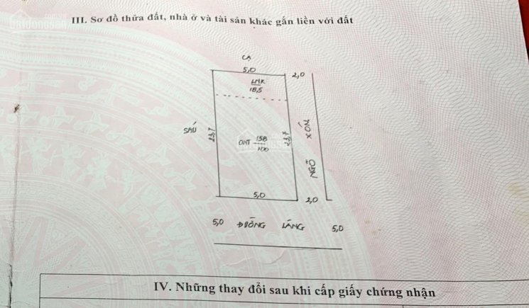 Cần bán đất lô góc 2 mặt tiền đầu thôn làng, có thể kinh doanh buôn bán