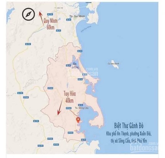 Chính chủ bán gấp 2 lô đất chỉ từ 1.4 tỷ biển Gành Đỏ, Sông Cầu, Phú Yên LH 0905401454